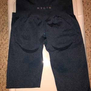 Slate Blue Seamless Leggings